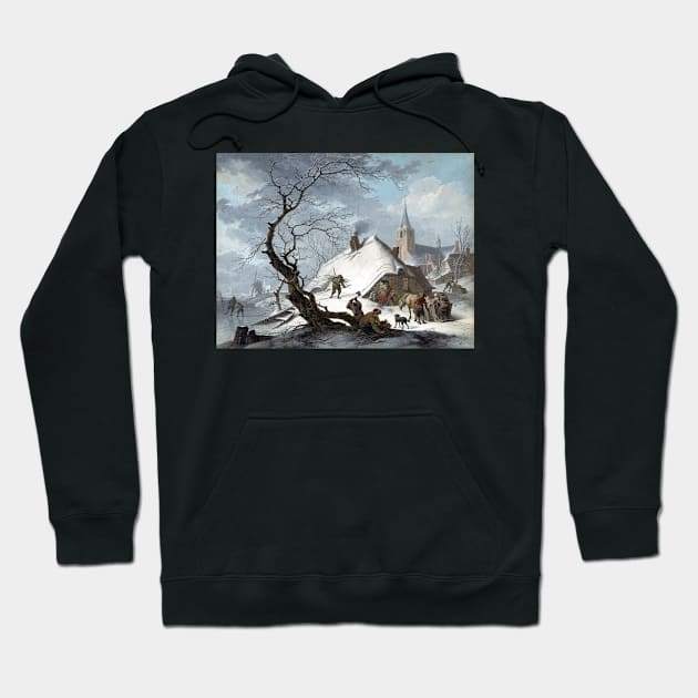 Hendrik Meyer A Winter Scene Hoodie by pdpress